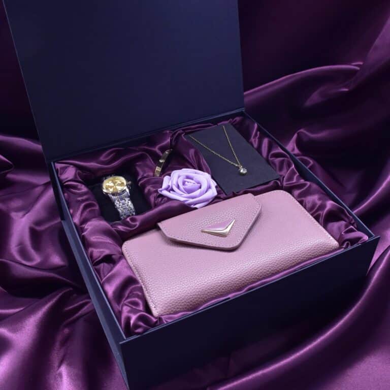 Rose gold gift box