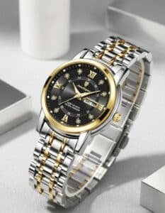 Women watch with black dial