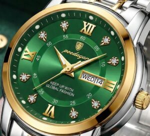 Women watch green dial