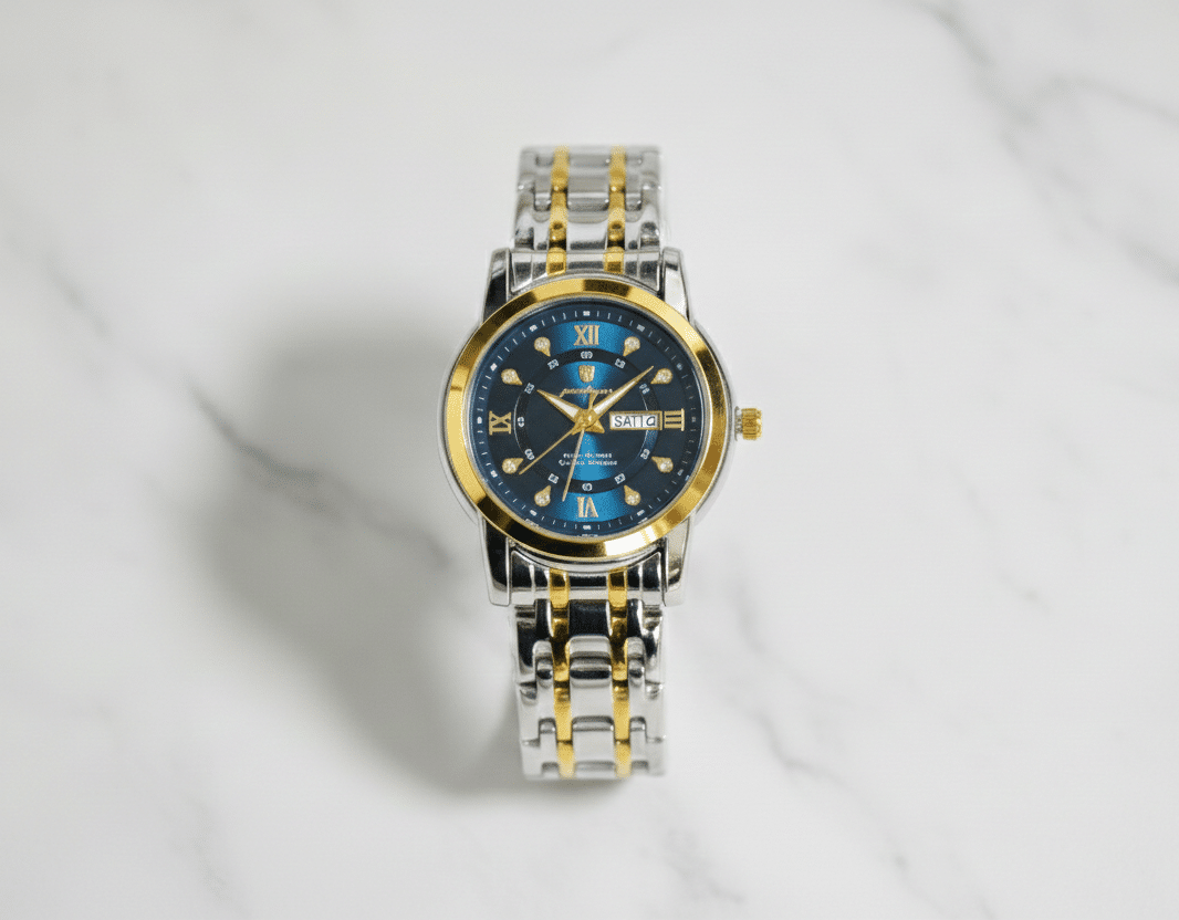 Women’s Blue Two-Tone Watch