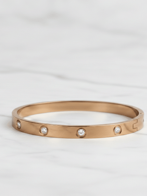 Women bronze tone bracelet