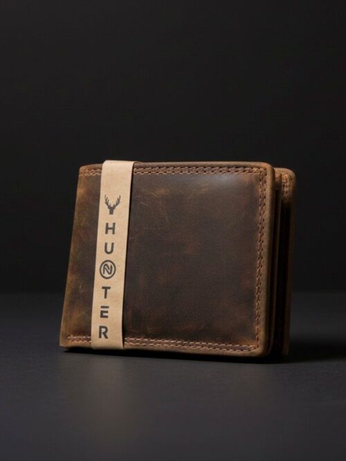 Gentleman leather brown wallet