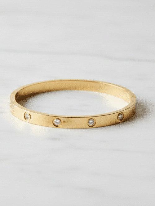 Women gold tone bracelet